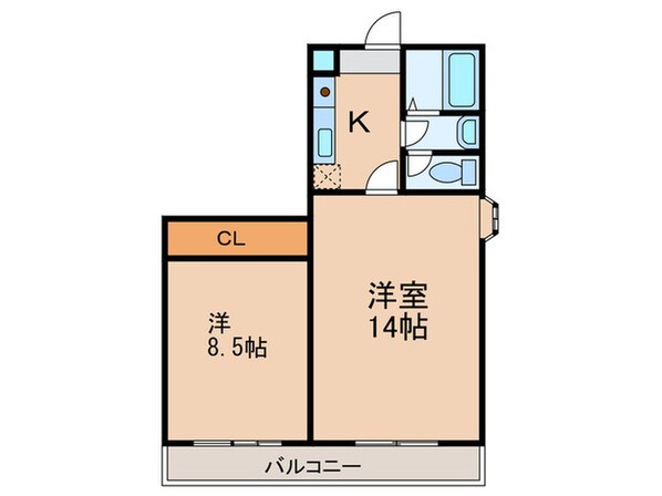 ヒルトップハウスの物件間取画像